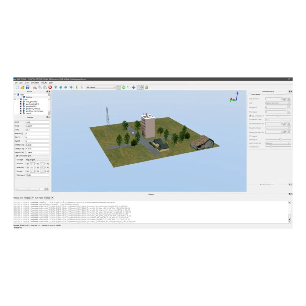 EMF Visual Scene Software